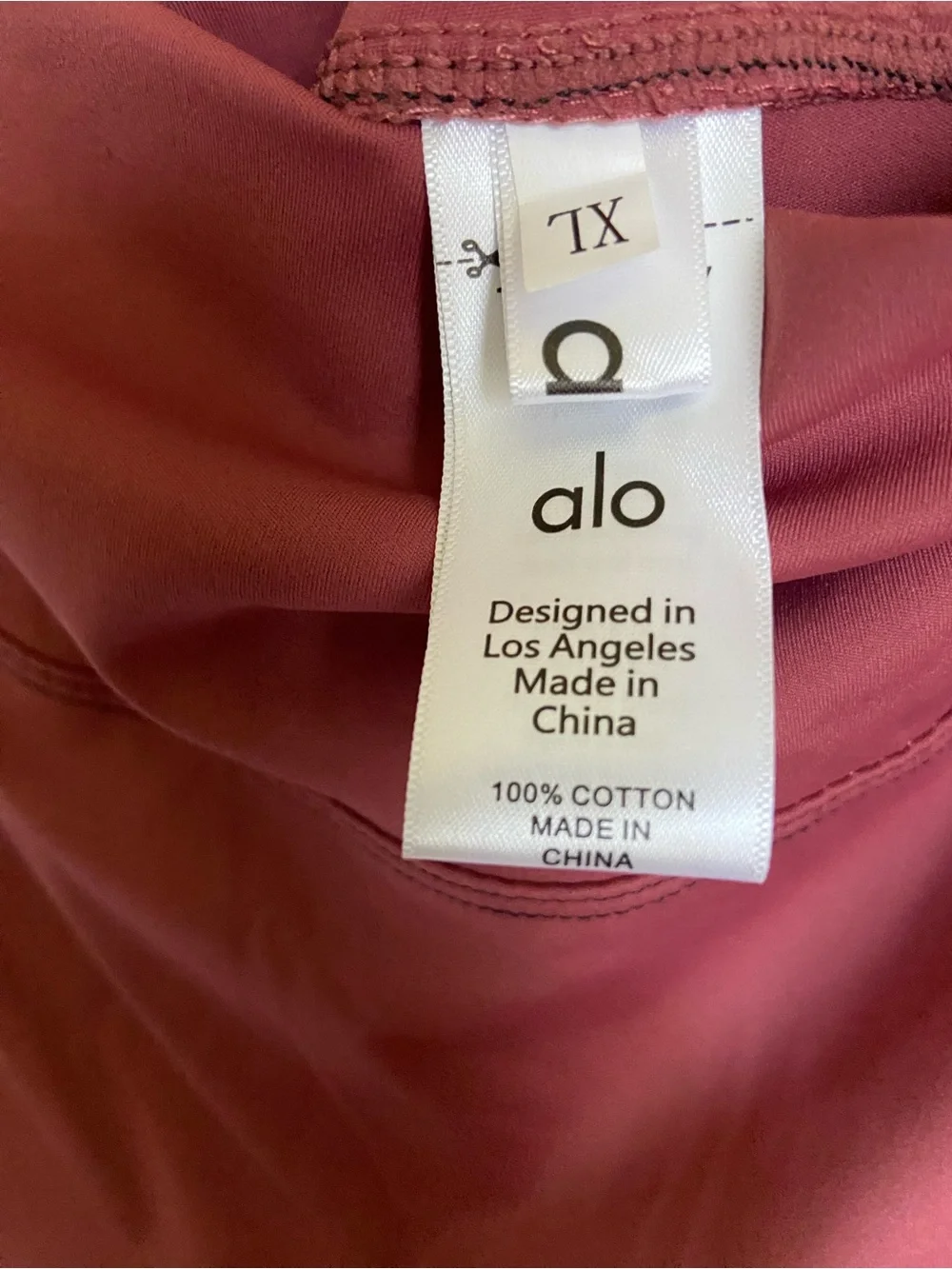 ALO Yoga it says